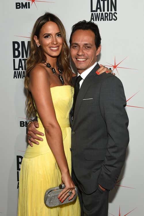 Shannon De Lima (L) and Marc Anthony attend BMI's 22nd Annual Latin Music Awards at Fountainbleau Miami Beach on March 31, 2015 in Miami Beach, Florida.