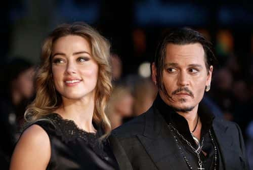 Amber Heard and Johnny Depp attend the 