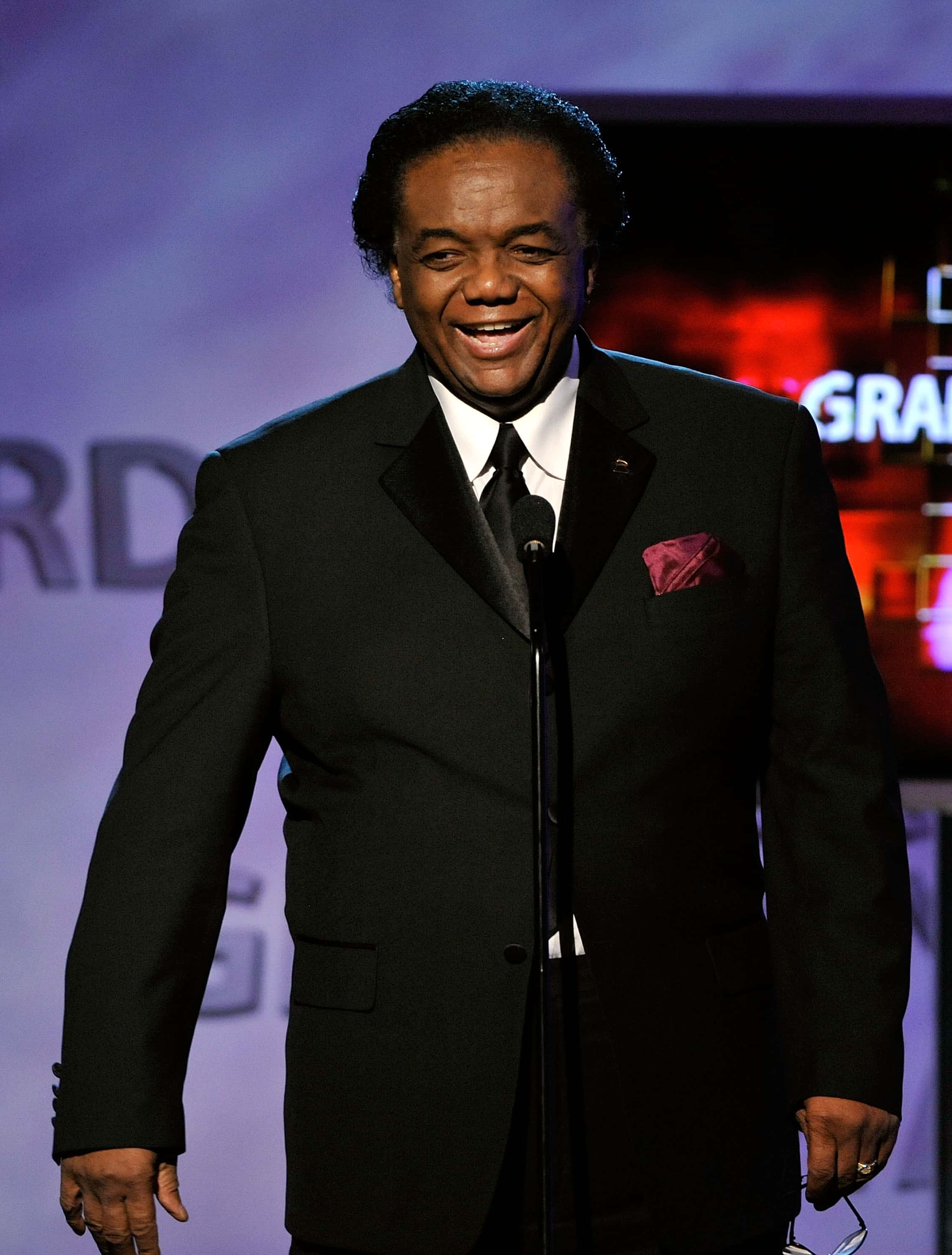 Singer Lamont Dozier speaks during the 51st Annual Grammy awards pre-telecast show held at the Staples Center on February 8, 2009 in Los Angeles, California.