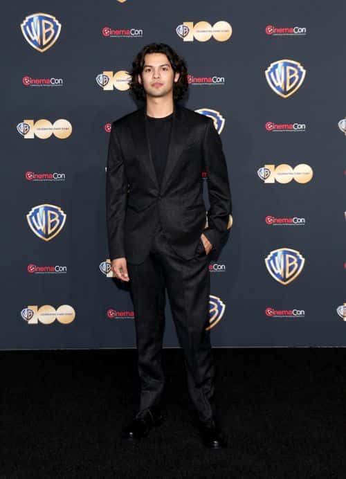 Xolo Mariduena poses for photos as he promotes the upcoming film 