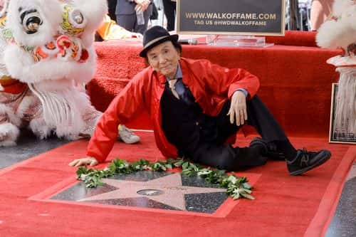James Hong attends his Hollywood Walk of Fame Star Ceremony on May 10, 2022 in Hollywood, California.