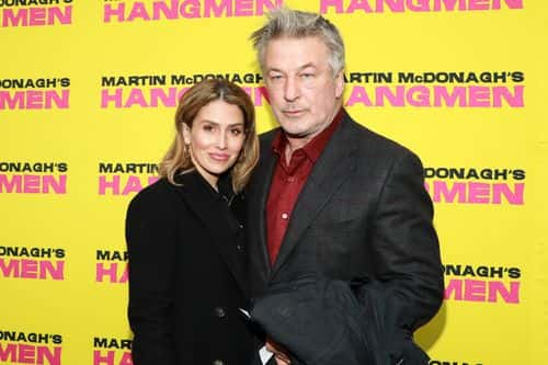 Hilaria Baldwin and Alec Baldwin attend the opening night of 