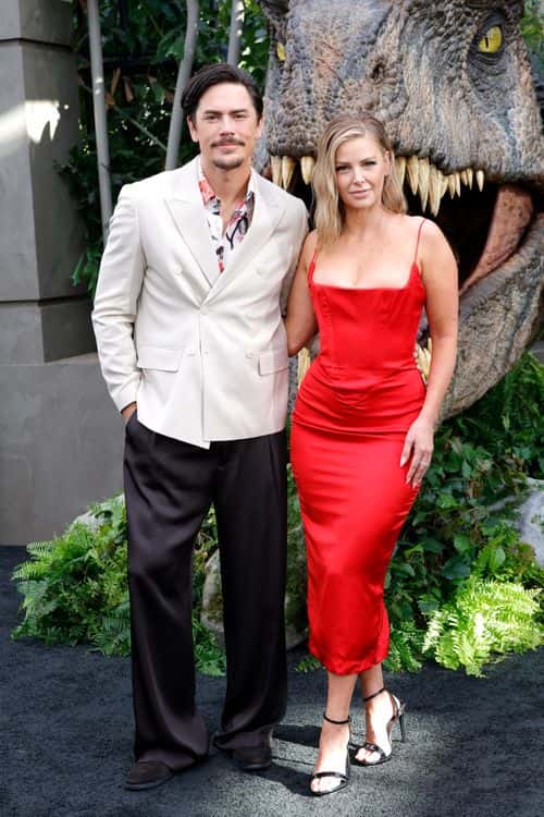(L-R) Tom Sandoval and Ariana Madix attend the Los Angeles premiere of Universal Pictures'