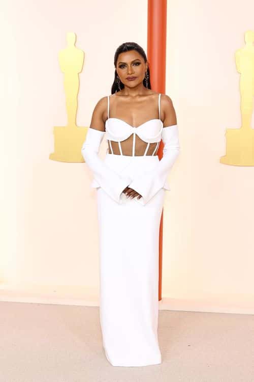 Mindy Kaling attends the 95th Annual Academy Awards on March 12, 2023 in Hollywood, California.
