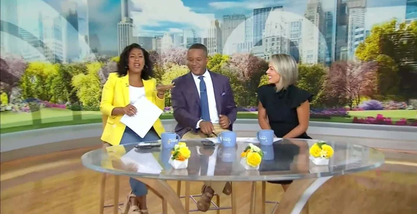 'Today' Sheinelle Jones started singing a song on-air from her favorite band (NBC)