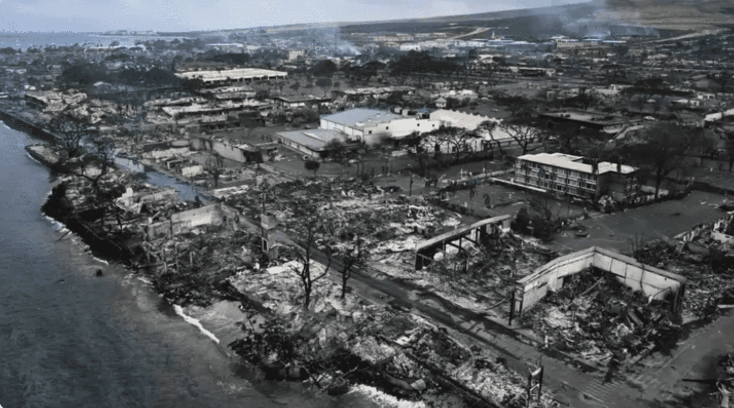 The Maui wildfires left behind a trail of destruction in the coastal town of Lahaina (GoFundMe)