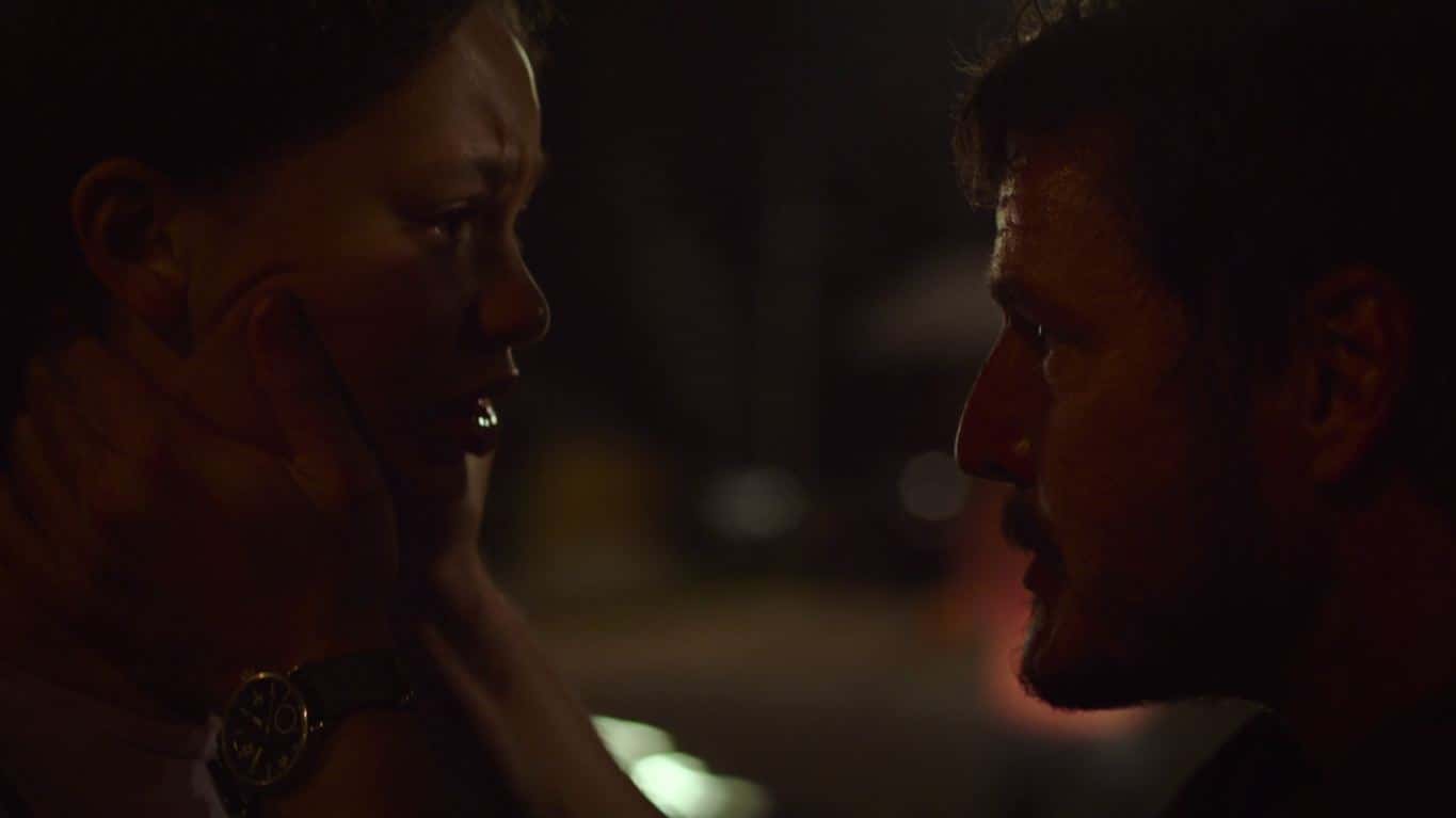 Pedro Pascal as Joel and Nico Parker as Sarah in 'The Last of Us' (HBO)