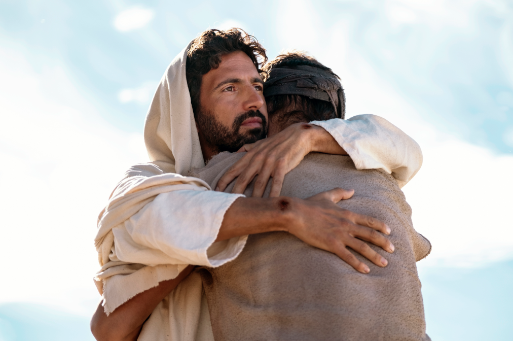 The divine story of the birth of Jesus and the life he lived is one of the most significant turning points in history, especially after it became the bedrock of modern Western civilization. (Photo: Greg Barnett as Jesus; Credit: Jaime Yandolino/A+E Networks)