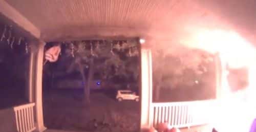 The house caught fire on last sunday, October 23 ( KETV News Watch screenshot/ YouTube)