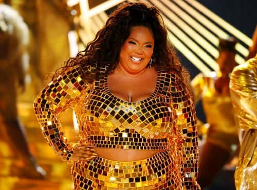 Lizzo performs onstage during the 2022 BET Awards at Microsoft Theater on June 26, 2022 in Los Angeles, California.