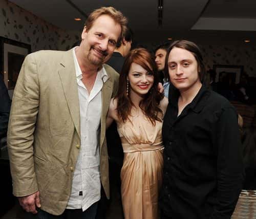 Actors Jeff Daniels, Emma Stone, and Kieran Culkin attend the Cinema Society with UGG & Suffolk County Film Commission's after party for