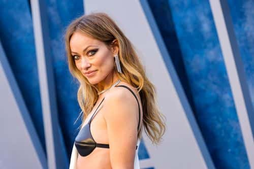 Olivia Wilde attends the 2023 Vanity Fair Oscar Party Hosted By Radhika Jones at Wallis Annenberg Center for the Performing Arts on March 12, 2023 in Beverly Hills, California.