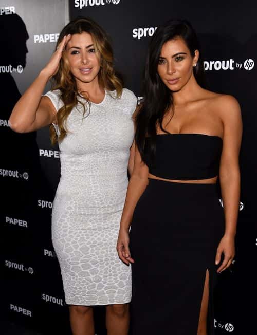 (L-R) Larsa Pippen and Kim Kardashian attend Paper Magazine, Sprout By HP & DKNY Break The Internet Issue Release  at 1111 Lincoln Road on December 4, 2014 in Miami, Florida.