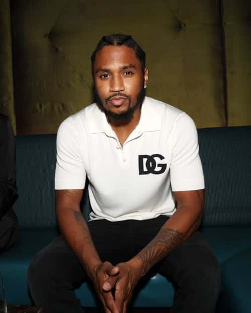Trey Songz attends inBetweeners & D&G, powered by UNXD. DGFamily NFT.NYC Party at TAO Uptown on June 22, 2022 in New York City.