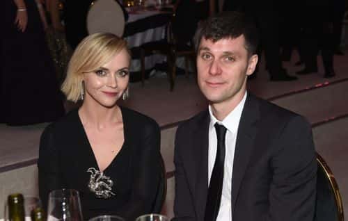 (L-R) Christina Ricci and James Heerdegen attend the 27th annual Elton John AIDS Foundation Academy Awards Viewing Party sponsored by IMDb and Neuro Drinks celebrating EJAF and the 91st Academy Awards on February 24, 2019 in West Hollywood, California.