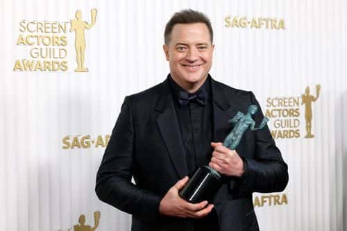 Brendan Fraser, recipient of the Male Actor in a Leading Role award for