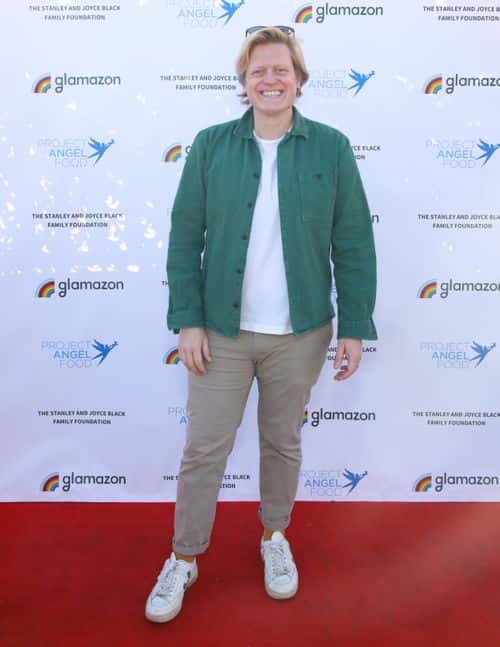 James Holt attends Project Angel Food Thanksgiving 2022 at Project Angel Food on November 24, 2022 in Los Angeles, California.