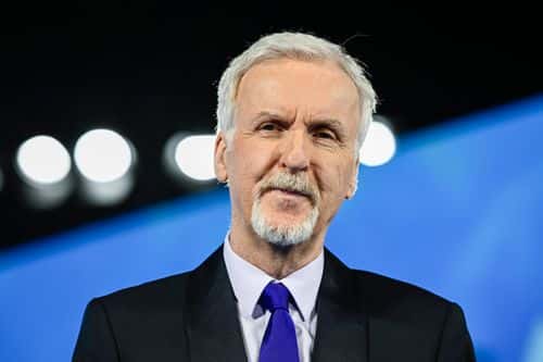 James Cameron attends the world premiere of James Cameron's