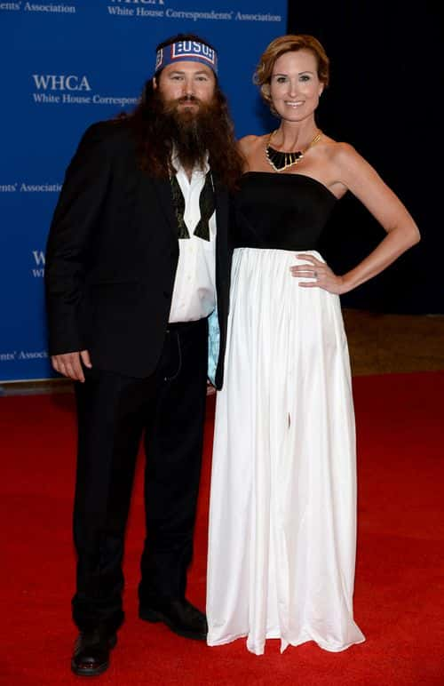 Willie Robertson and Korie Robertson attend the 100th Annual White House Correspondents' Association Dinner at the Washington Hilton on May 3, 2014 in Washington, DC.