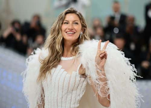 Gisele Bündchen attends The 2023 Met Gala Celebrating 