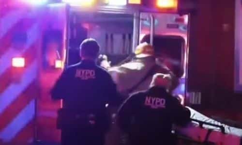 FDNY transporting victims to hospital (CBS NewYork screenshot/ YouTube)