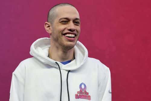 NFC captain Pete Davidson smiles after the NFC's 35-33 victory over the AFC in the 2023 NFL Pro Bowl Games at Allegiant Stadium on February 05, 2023 in Las Vegas, Nevada.