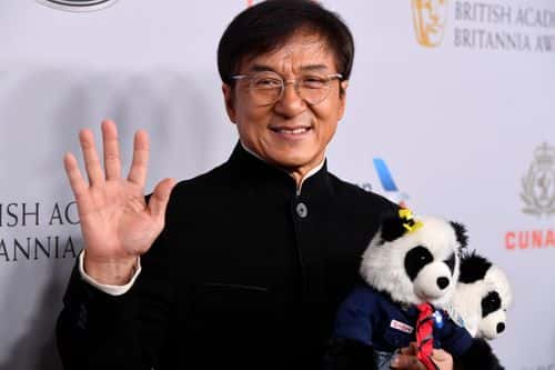 Jackie Chan attends the 2019 British Academy Britannia Awards presented by American Airlines and Jaguar Land Rover at The Beverly Hilton Hotel on October 25, 2019 in Beverly Hills, California.