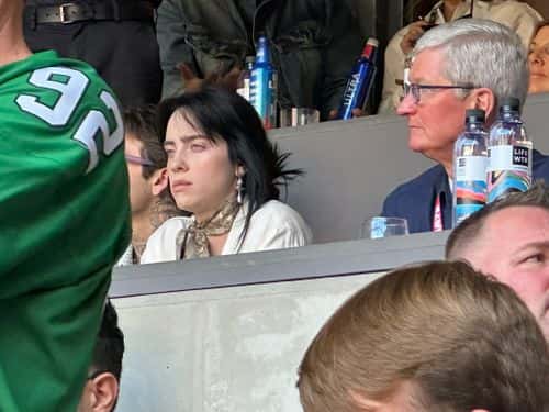 Billie Eilish attending Super Bowl LVII (FOX)
