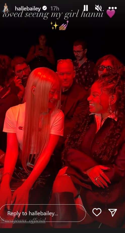 Speculation is circulating about Halle Bailey being expectant ( @Hallebaily/Instagram)