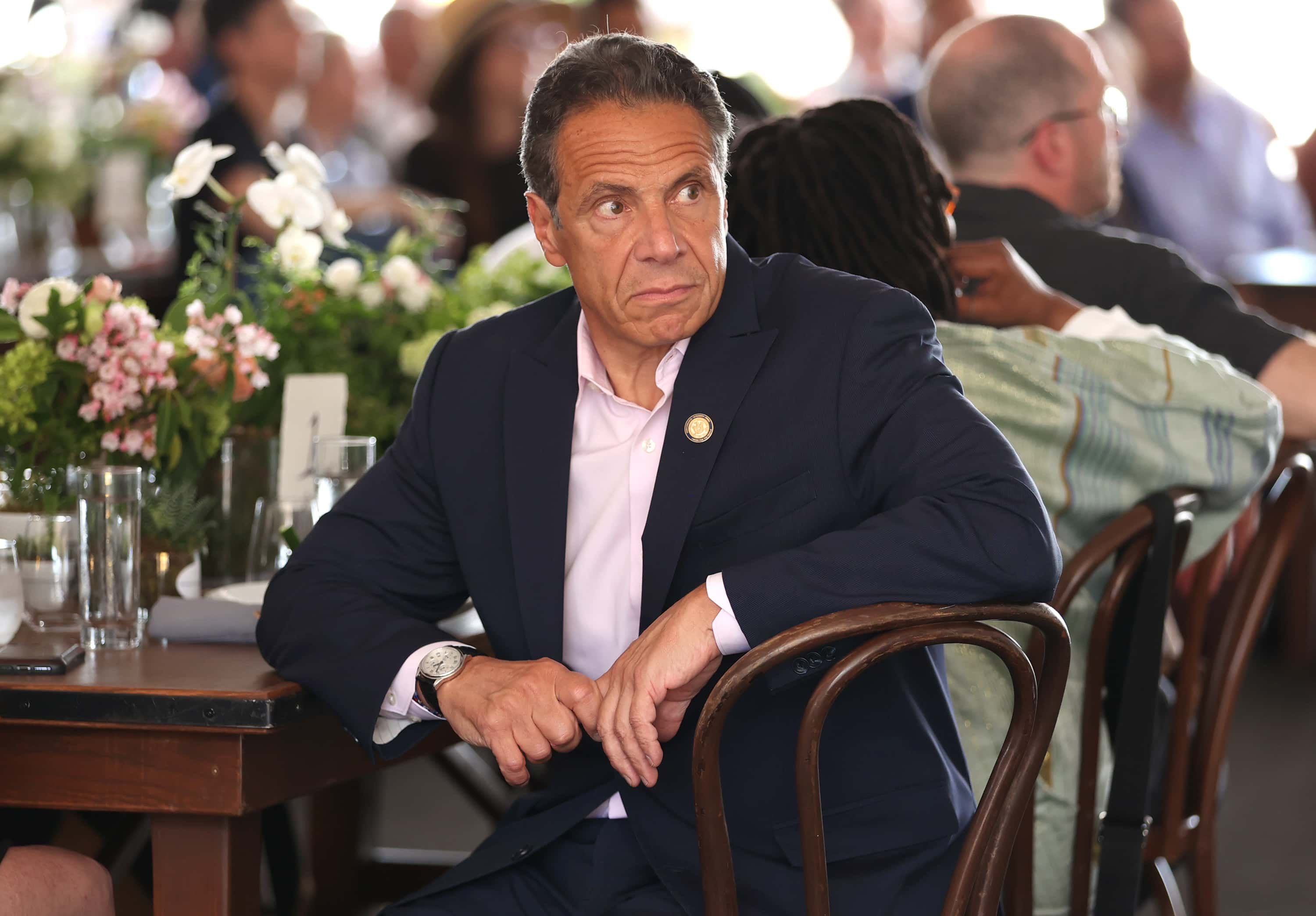 NEW YORK, NEW YORK - JUNE 09: Governor of New York Andrew Cuomo attends the Tribeca Festival Welcome Lunch during the 2021 Tribeca Festival at Pier 76 on June 09, 2021 in New York City. (Photo by Cindy Ord/Getty Images for Tribeca Festival)