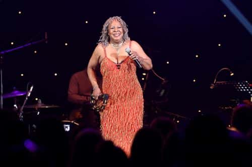 Martha Reeves performs on stage during Magic Soul Live at Eventim Apollo, Hammersmith on February 23, 2019 in London, England.