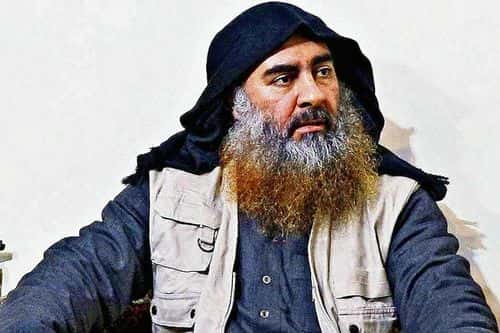 In this undated handout image provided by the Department of Defense, ISIS leader Abu Bakr al-Baghdadi is seen in an unspecified location. On October 26, 2019, U.S. Special Operations forces closed in on al-Baghdadi’s compound in Syria with a mission to kill or capture the terrorist.