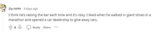 Fans shared critisicms on MrBeast (@r/MrBeast/Reddit)