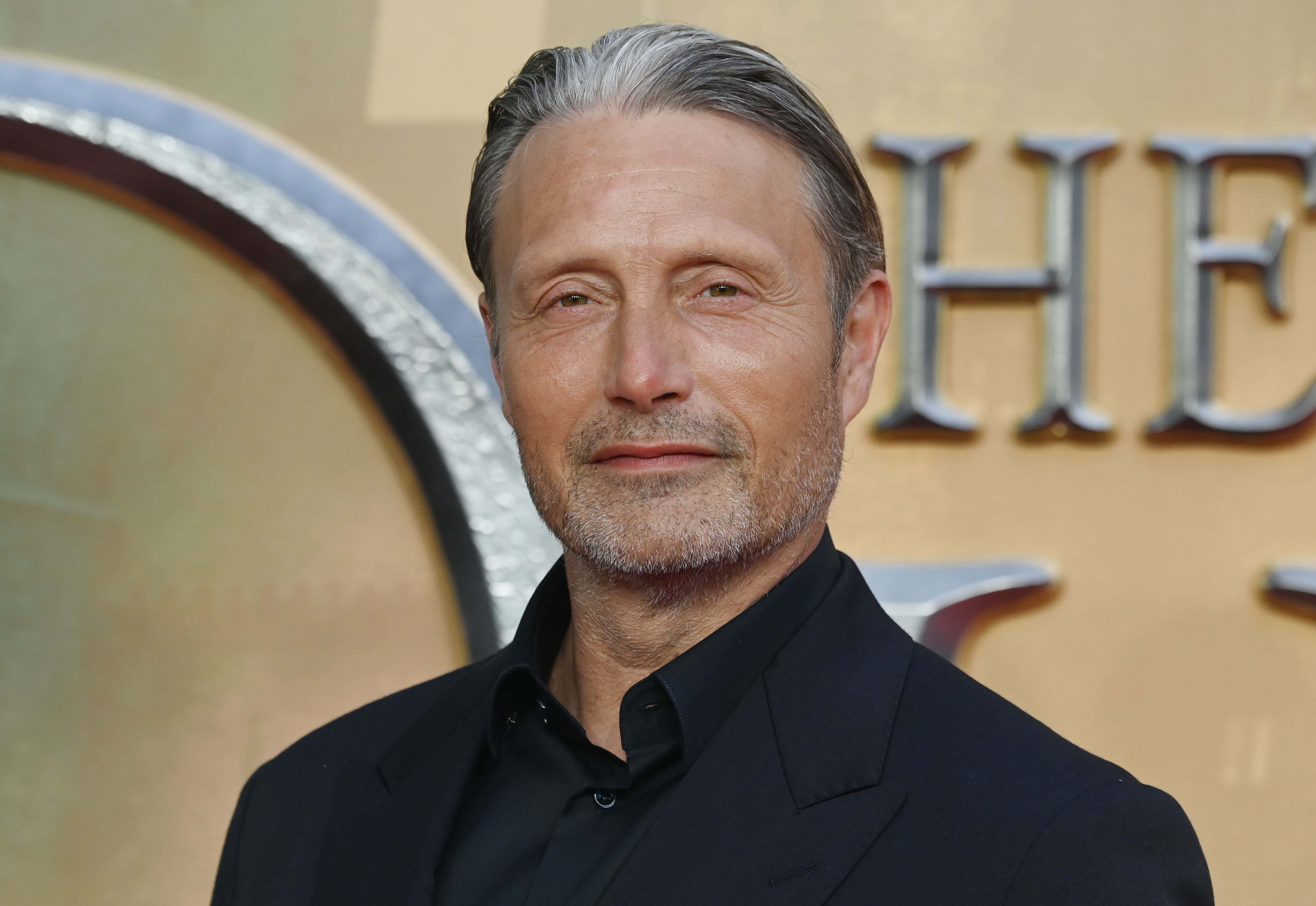 Mads Mikkelsen arrives at the