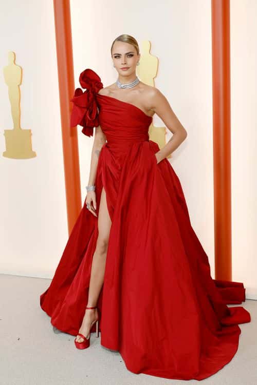 Cara Delevingne attends the 95th Annual Academy Awards on March 12, 2023 in Hollywood, California.