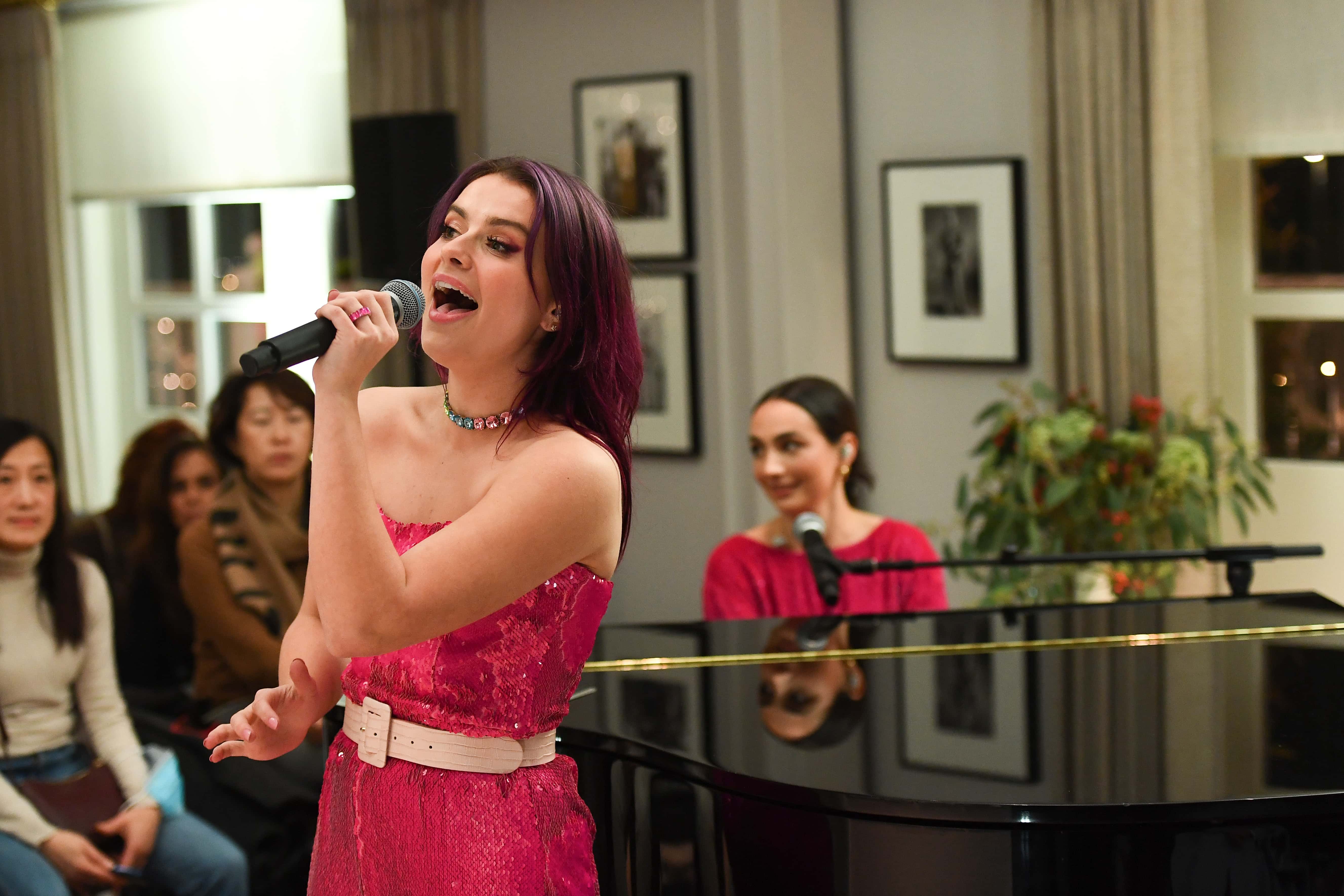 Having enjoyed unprecedented viral success, Tiktok sensations Abigail Barlow and Emily Bear bring their acclaimed musical, inspired by the original series 'Bridgerton', to Bicester Village, an open air shopping destination in the heart of Oxfordshire for the LA-based duo's first live performance in the UK on November 16, 2021.