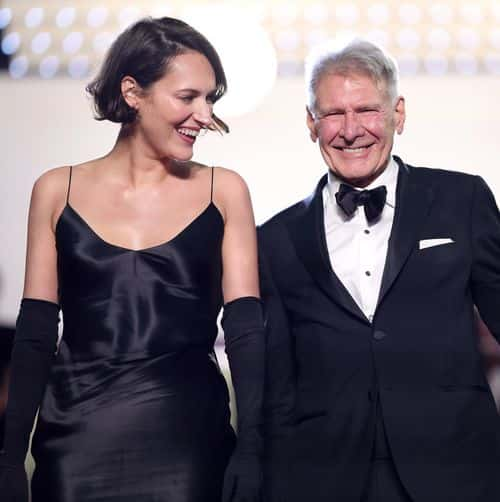 Phoebe Waller-Bridge and Harrison Ford depart the 