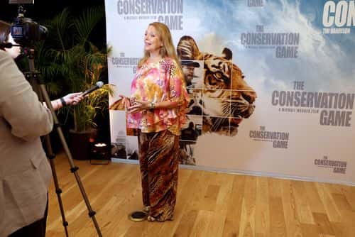 Carole Baskin attends a screening of THE CONSERVATION GAME at Eaton Hotel on June 24, 2021 in Washington, DC.