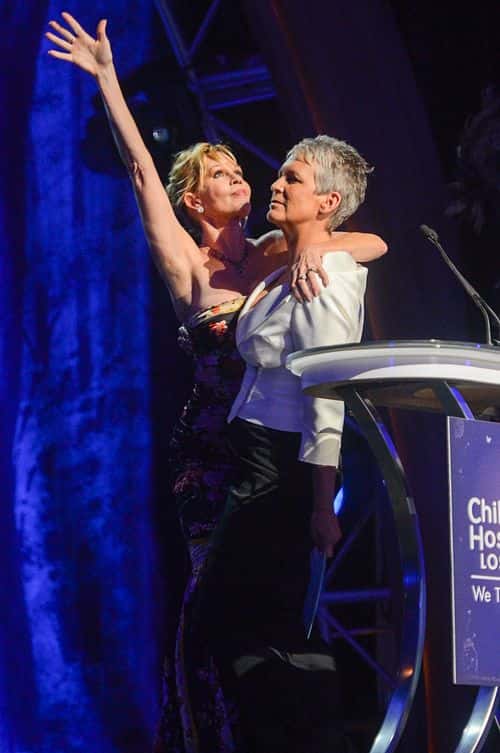 Actress Melanie Griffith and Actress & author, CHLA Board Member, former recipient of