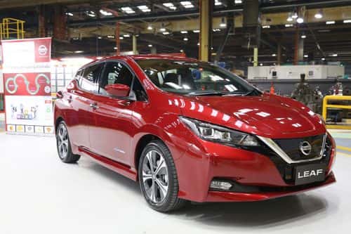 The new Nissan Leaf vehicle is seen on July 11, 2019 in Melbourne, Australia. The Nissan LEAF was launched in Australia on Wednesday, with Nissan's local manufacturing plant makes exclusive parts for the electric vehicle. The Nissan casting plant in Dandenong has been in operation for over 35 years, employing almost 300 people. Sales of hybrid vehicles and electric vehicles in Australia have doubled in the first six months of 2019, compared to the first six months of 2018, despite total new car sales fallng by 8.4 per cent.