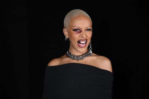 Doja Cat attends the Balenciaga Womenswear Spring/Summer 2023 show as part of Paris Fashion Week on October 02, 2022 in Villepinte, France.