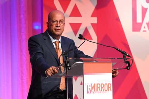 President CNN Worldwide, Jeff Zucker speaks at the 2019 Mirror Awards at Cipriani 42nd Street on June 13, 2019 in New York City.