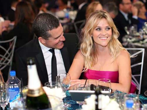 (EXCLUSIVE COVERAGE) Jim Toth (L) and actress Reese Witherspoon attend the 20th annual Critics' Choice Movie Awards at the Hollywood Palladium on January 15, 2015 in Los Angeles, California.