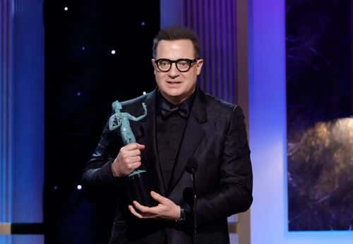 Brendan Fraser accepts the Outstanding Performance by a Male Actor in a Leading Role for