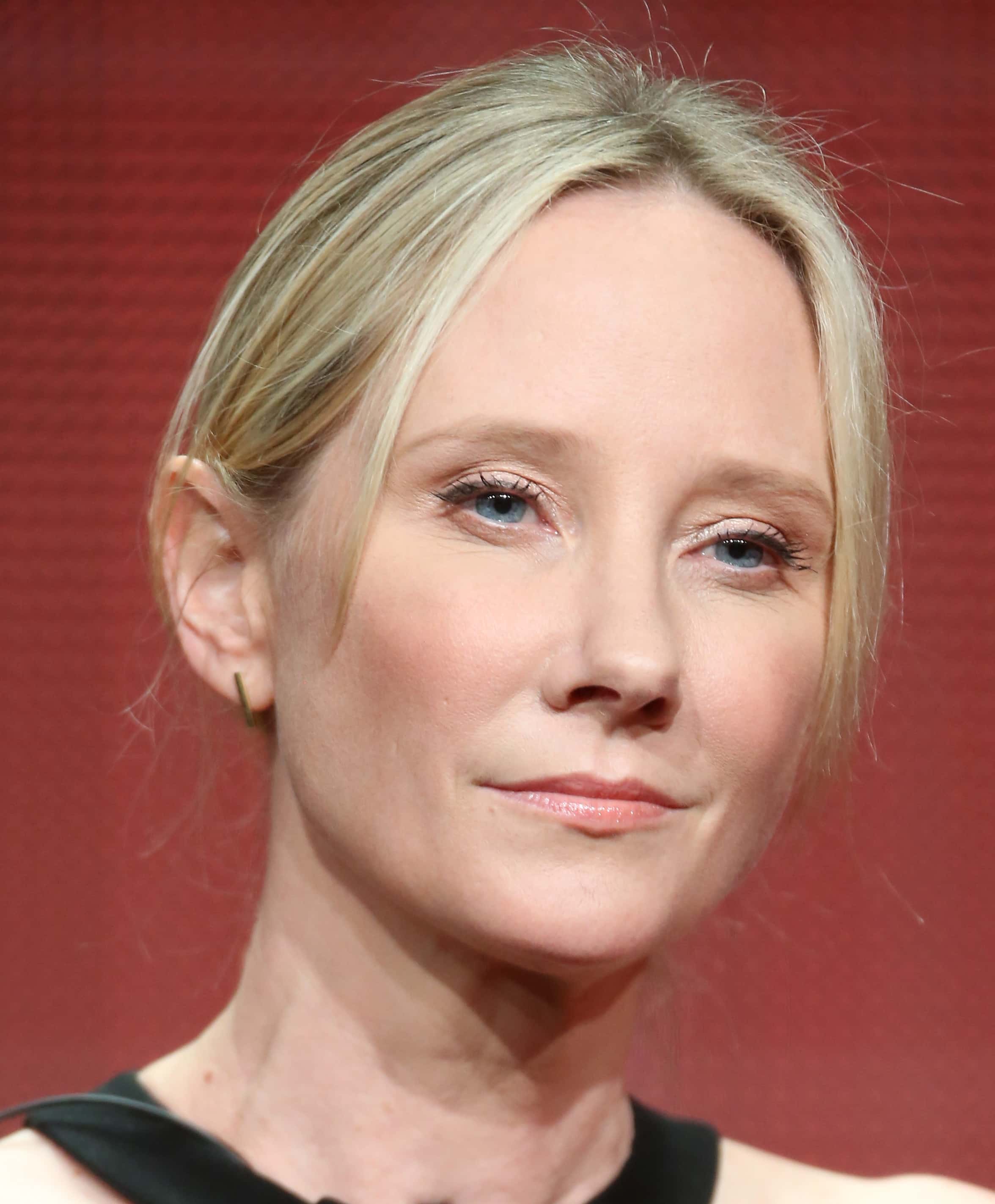 Executive producer Anne Heche speaks onstage at the