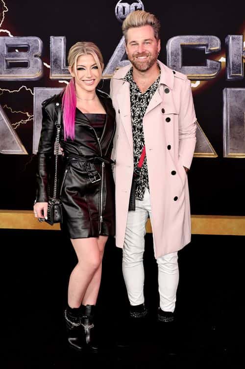 Alexa Bliss and Ryan Cabrera attend DC's
