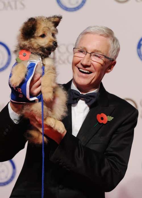Paul O'Grady attends the annual Collars & Coats Gala Ball in aid of The Battersea Dogs & Cats home at Battersea Evolution on October 30, 2014 in London, England.