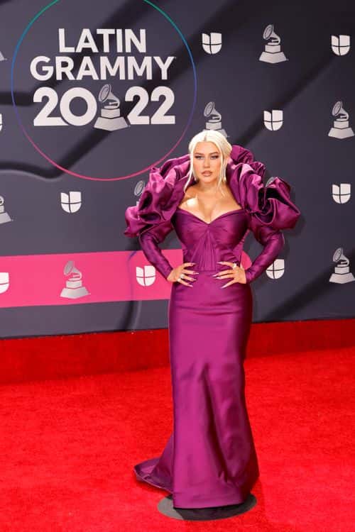 Christina Aguilera attends the 23rd Annual Latin GRAMMY Awards at Michelob ULTRA Arena on November 17, 2022 in Las Vegas, Nevada.