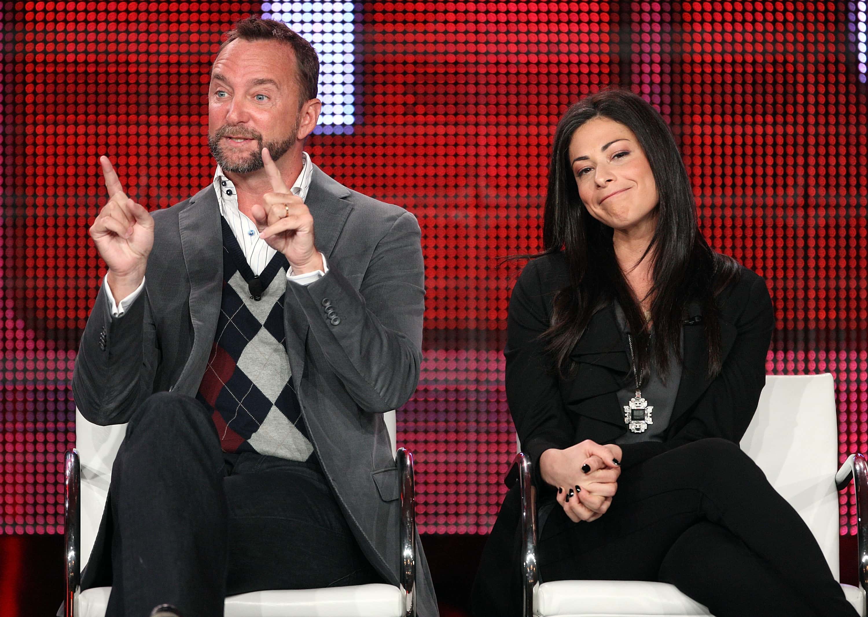 PASADENA, CA - JANUARY 14:  Stylists Clinton Kelly (L) and Stacy London of 