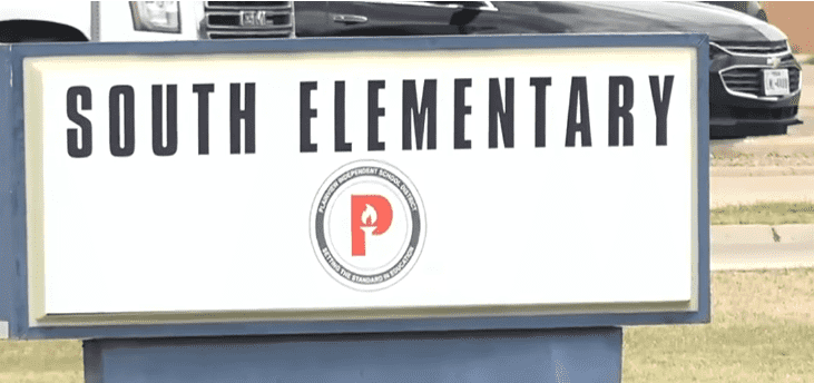 Plainview South Elementary School (screenshot from KCBD Newschannel/YouTube)